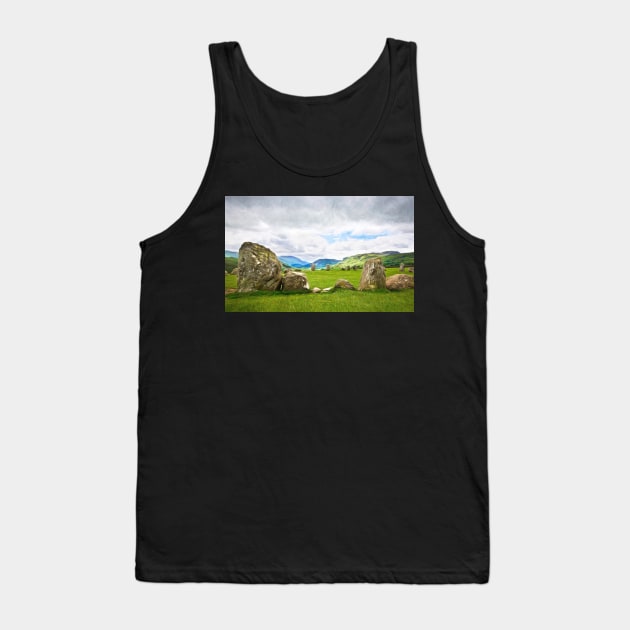 View From Castlerigg as Impressionist Art Tank Top by IanWL